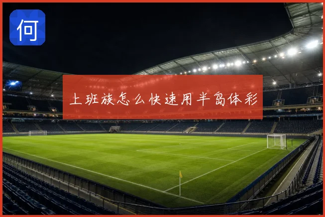上班族怎么快速用半岛体彩